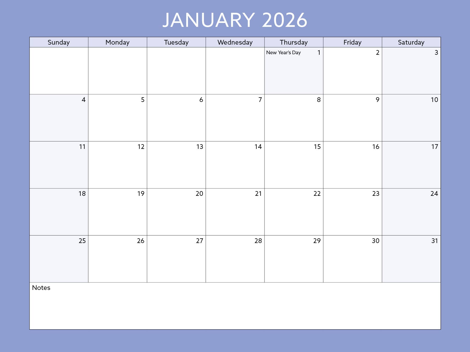 2026 Toronto Neighbourhood Calendar - 12" X 9"