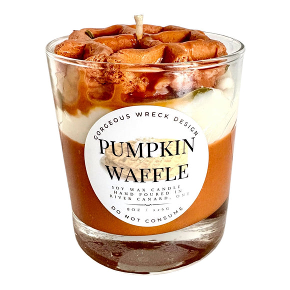 Pumpkin Waffle Dessert Candle 