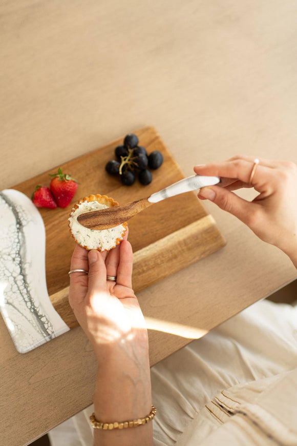 Acacia Cheese Spreader