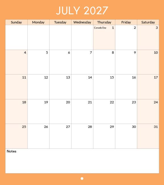 2027 Toronto Streetcar Calendar