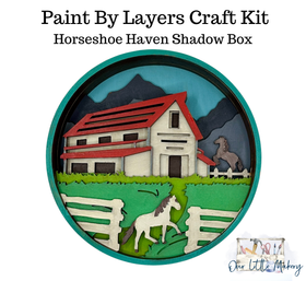 Horseshoe Haven Shadow Box Kit - 0