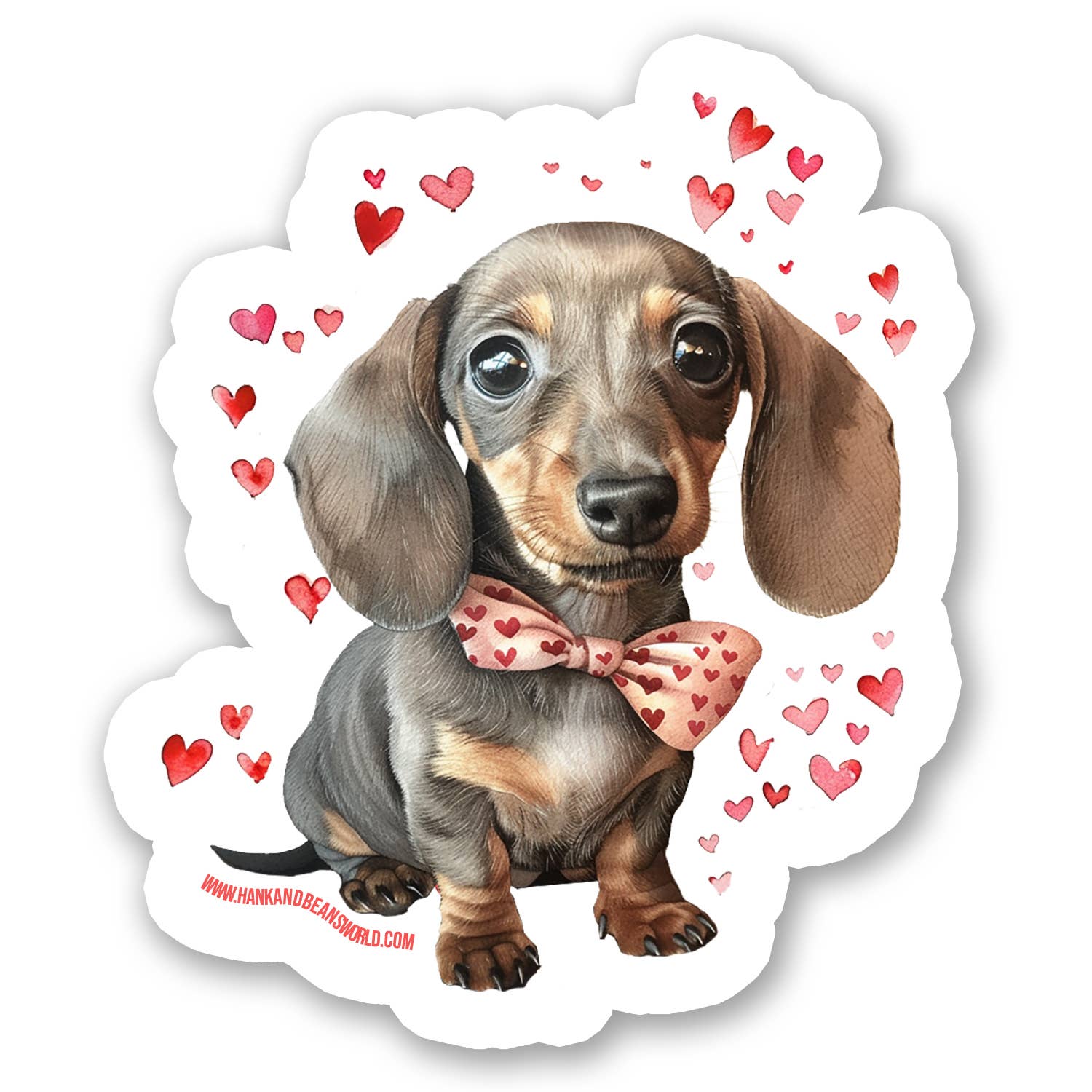 Love Hank 3" Waterproof Matte Vinyl Sticker