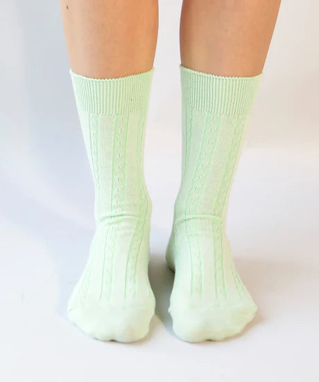 Cable Knit Dress Socks | Made in Canada | Various Colours