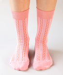 Cable Knit Dress Socks | Made in Canada | Various Colours-21