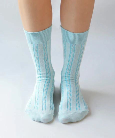 Cable Knit Dress Socks | Made in Canada | Various Colours