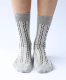 Cable Knit Dress Socks | Made in Canada | Various Colours-18