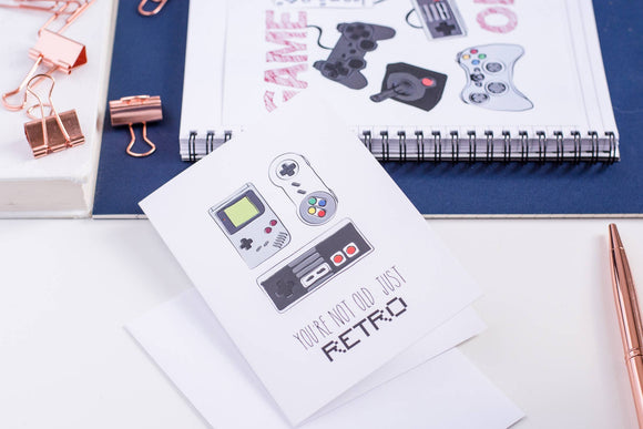 You're Not Old Just Retro - Greeting Card