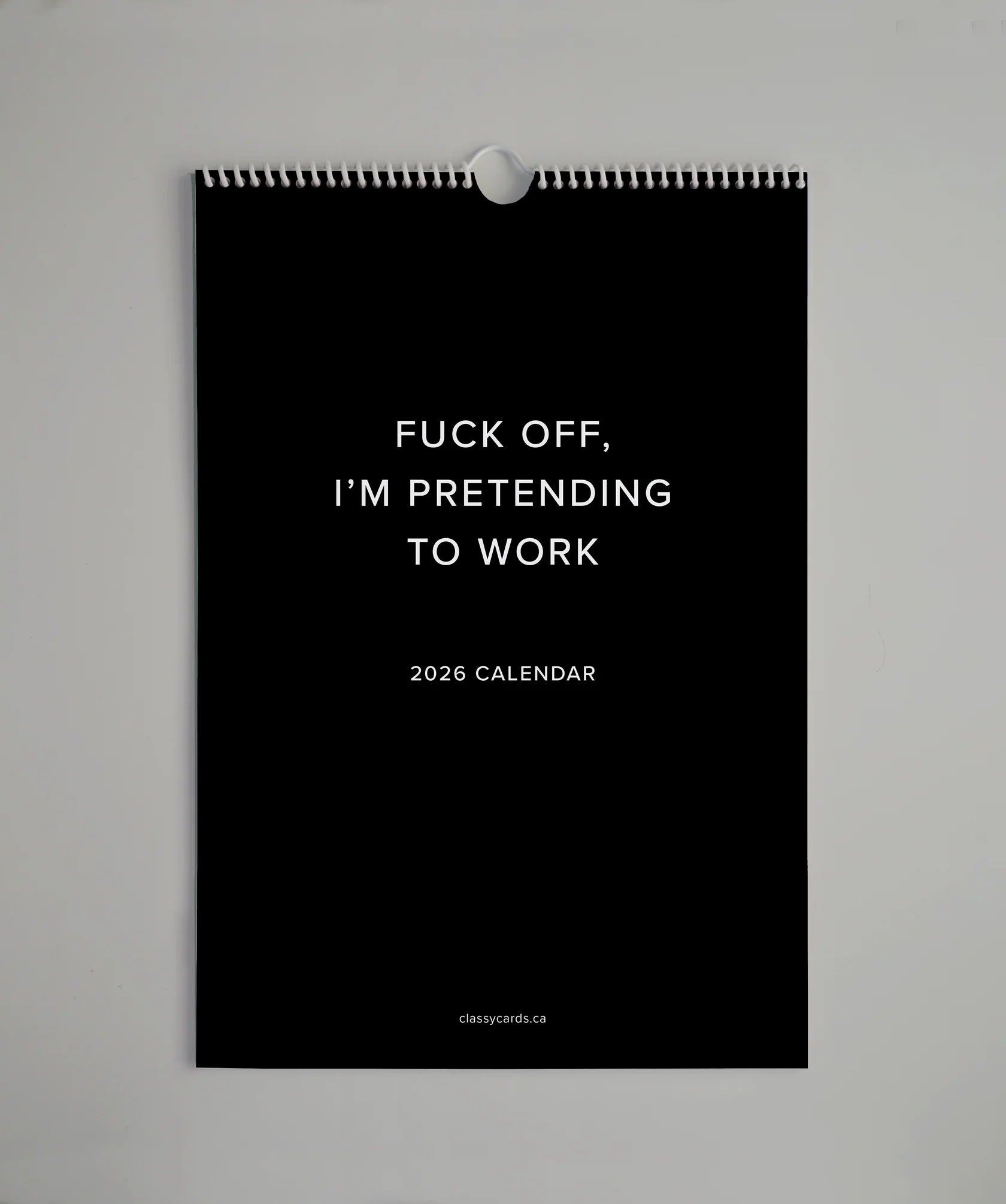 Pretending to Work 2026 Wall Calendar