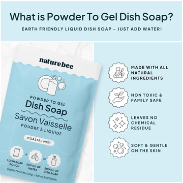 Coastal Mist Dish Soap - Powder to Gel  - 0