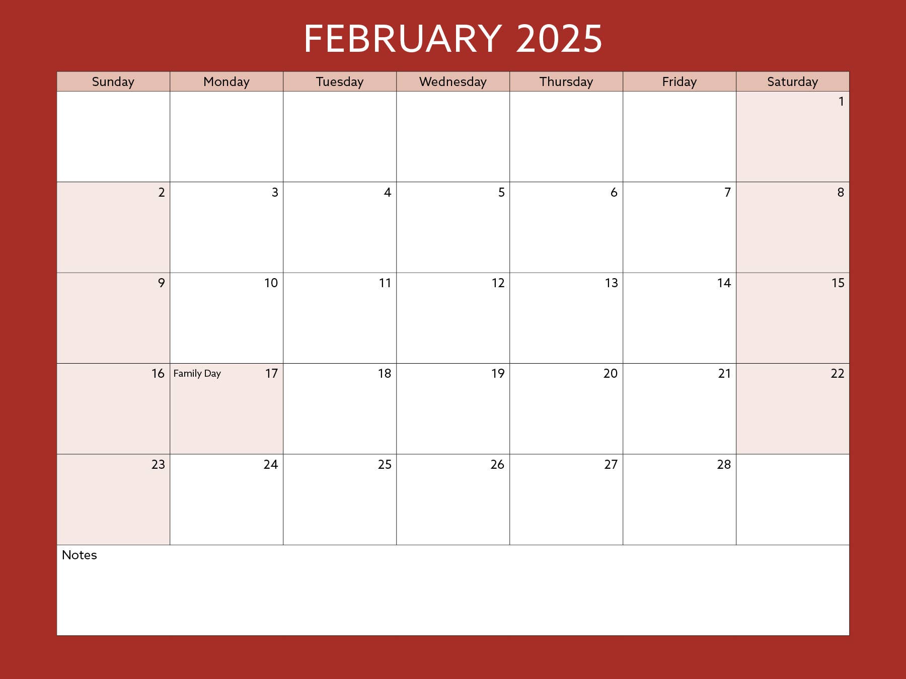 2025 Toronto Neighbourhood Calendar