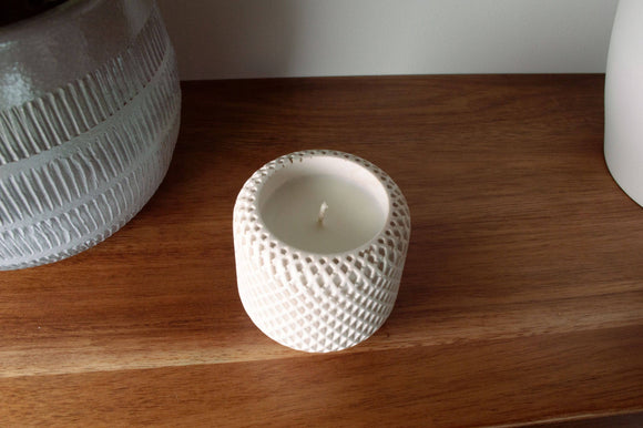 Lattice Vessel with Candle