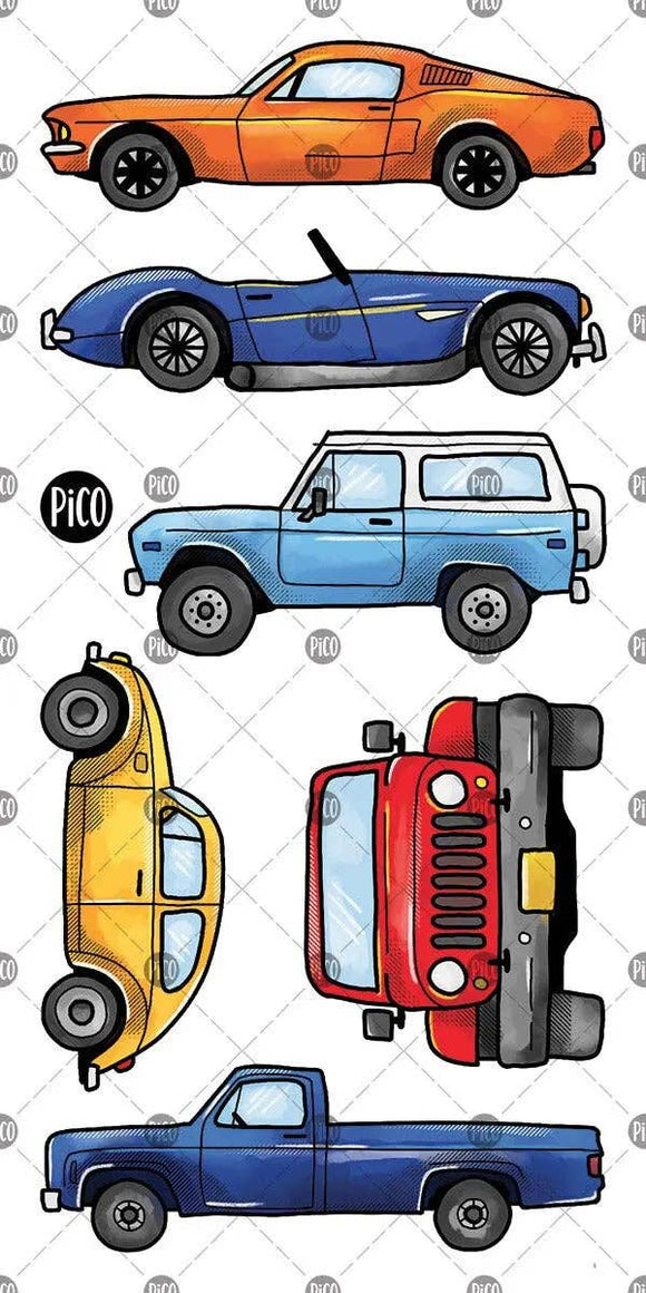 Classic Cars - Temporary Tattoos