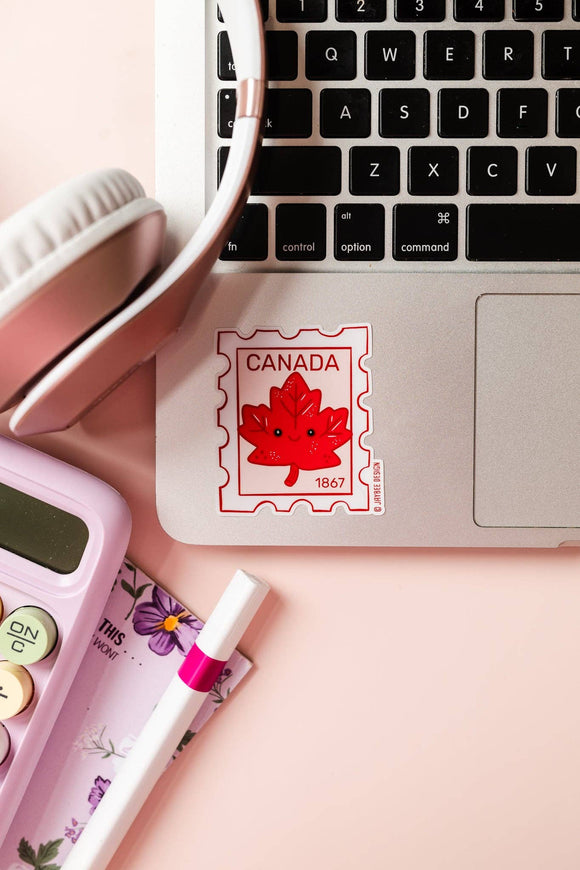 Canada Postage Stamp Vinyl Sticker