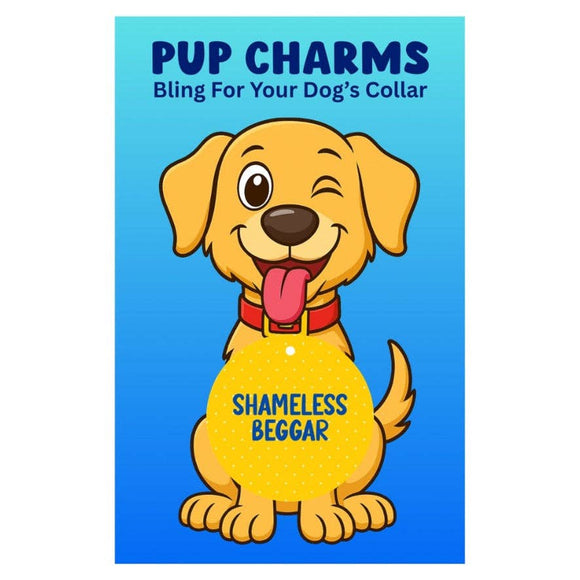Shameless Beggar Pup Charm
