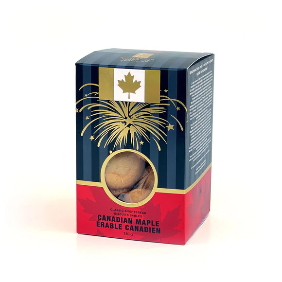 Celebrate Canada Canadian Maple Shortbread Cookies | Sprucewood Handmade Cookie Co