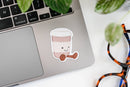 Latte - Cozy Coffee Cafe Vinyl Sticker-3