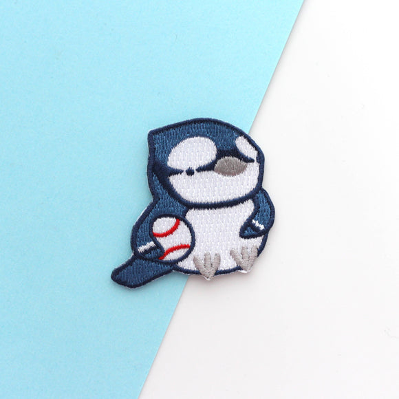 Blue Jay Baseball Embroidered Patch