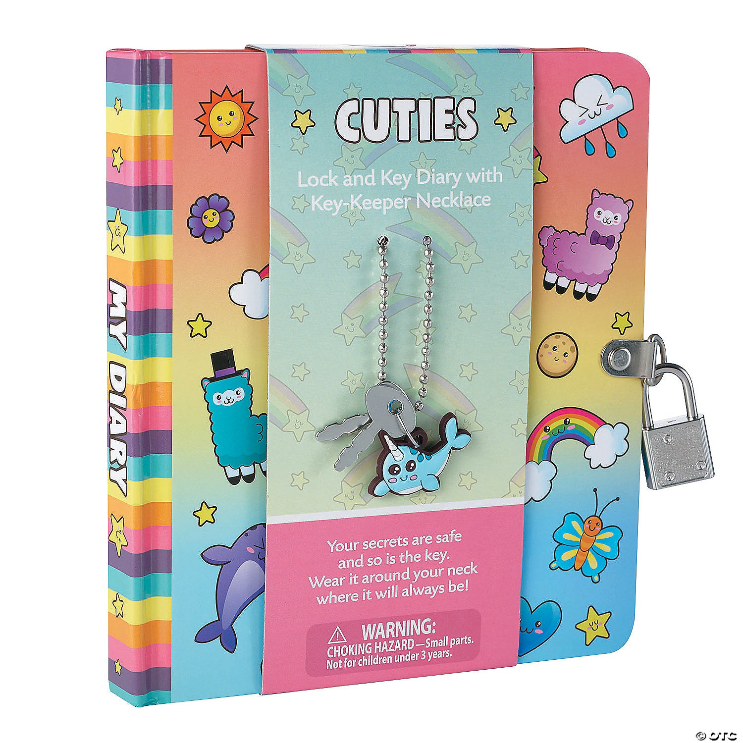 Cuties Diary with Key-Keeper Necklace