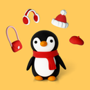 Penguin Ornament Clay Crafting Kit-2
