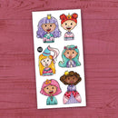The Playful Princesses - Temporary Tattoos-1