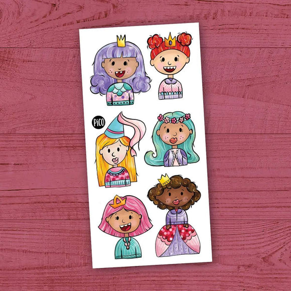 The Playful Princesses - Temporary Tattoos