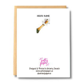 Prosecc-Ho Ho Ho Holiday Card - 0