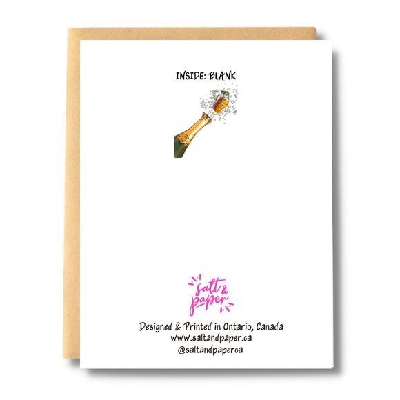 Prosecc-Ho Ho Ho Holiday Card