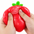Strawberry Squishy Toy – Crunchy Block Texture-1