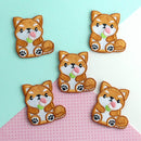 Shiba Inu holding Dango Embroidered Patch-5