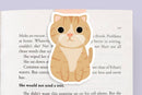 Orange Tabby Cat - Jumbo Magnetic Bookmark-1