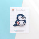 Blue Jay Baseball Embroidered Patch-2