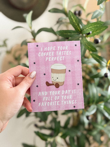 Perfect Latte - Coffee Cafe Card - 0
