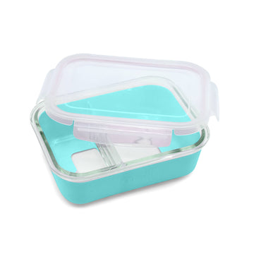 Glass Bento Box with Silicone Sleeve