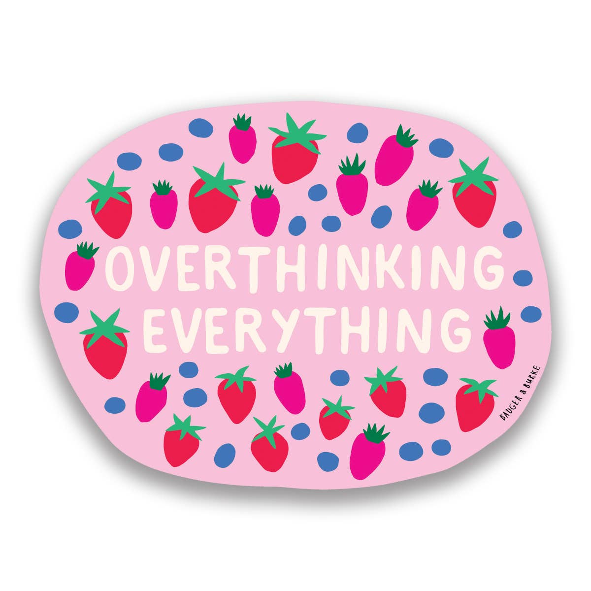 Overthinking Everything Sticker | Caribou Gifts Inc.