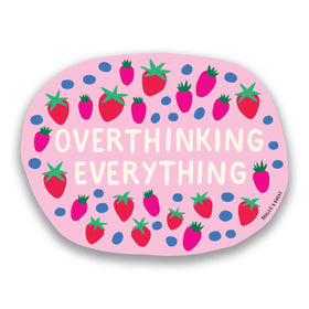 Overthinking Everything Sticker
