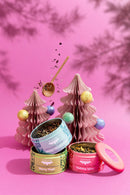 Holiday Trio Tin & Spoon - Organic Black, Purple, Herbal Tea-3