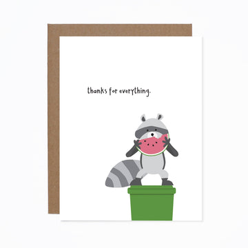 Thanks For Everything Card