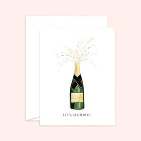Let's Celebrate! - Congratulations Greeting Card - 0