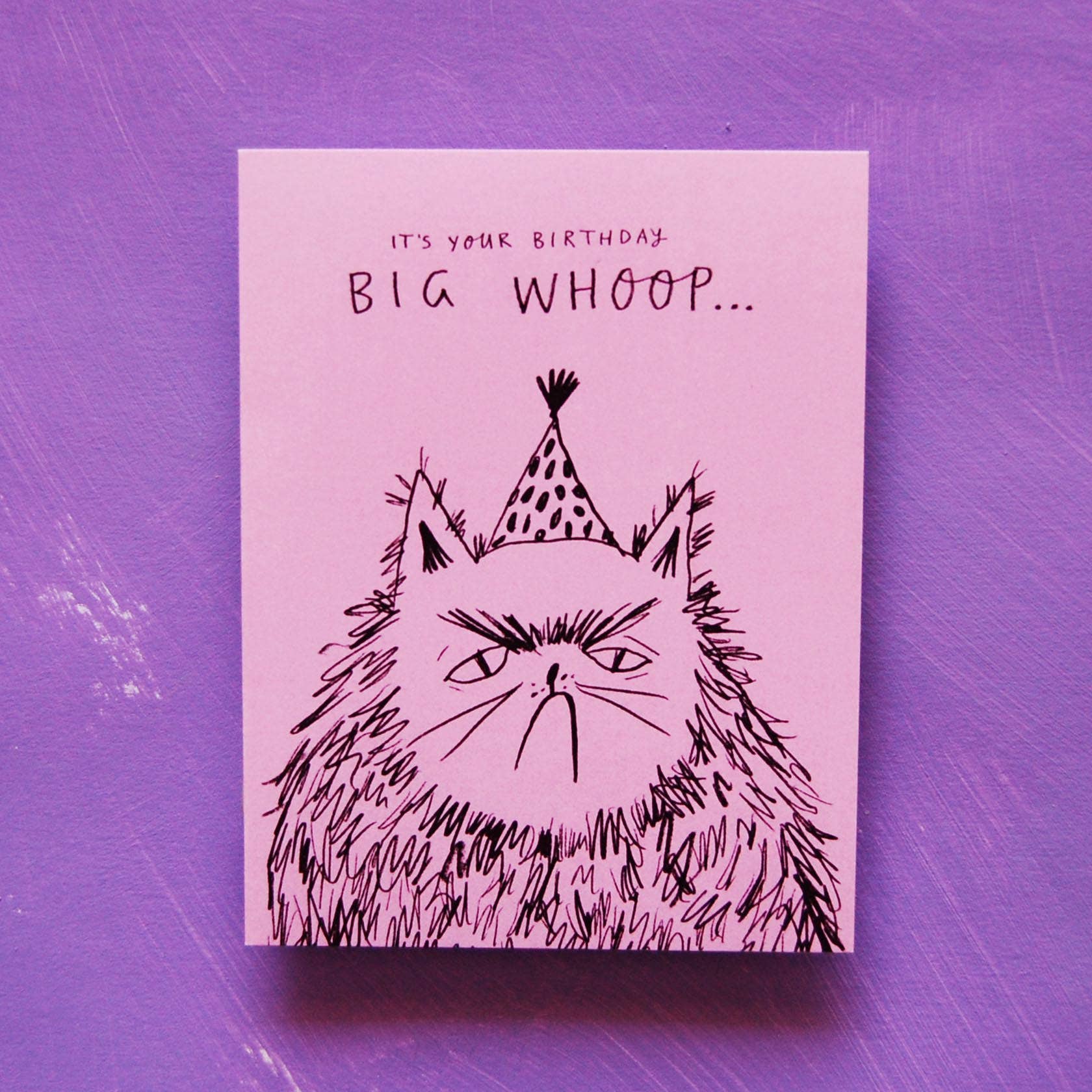 Big Whoop Birthday Card - 0