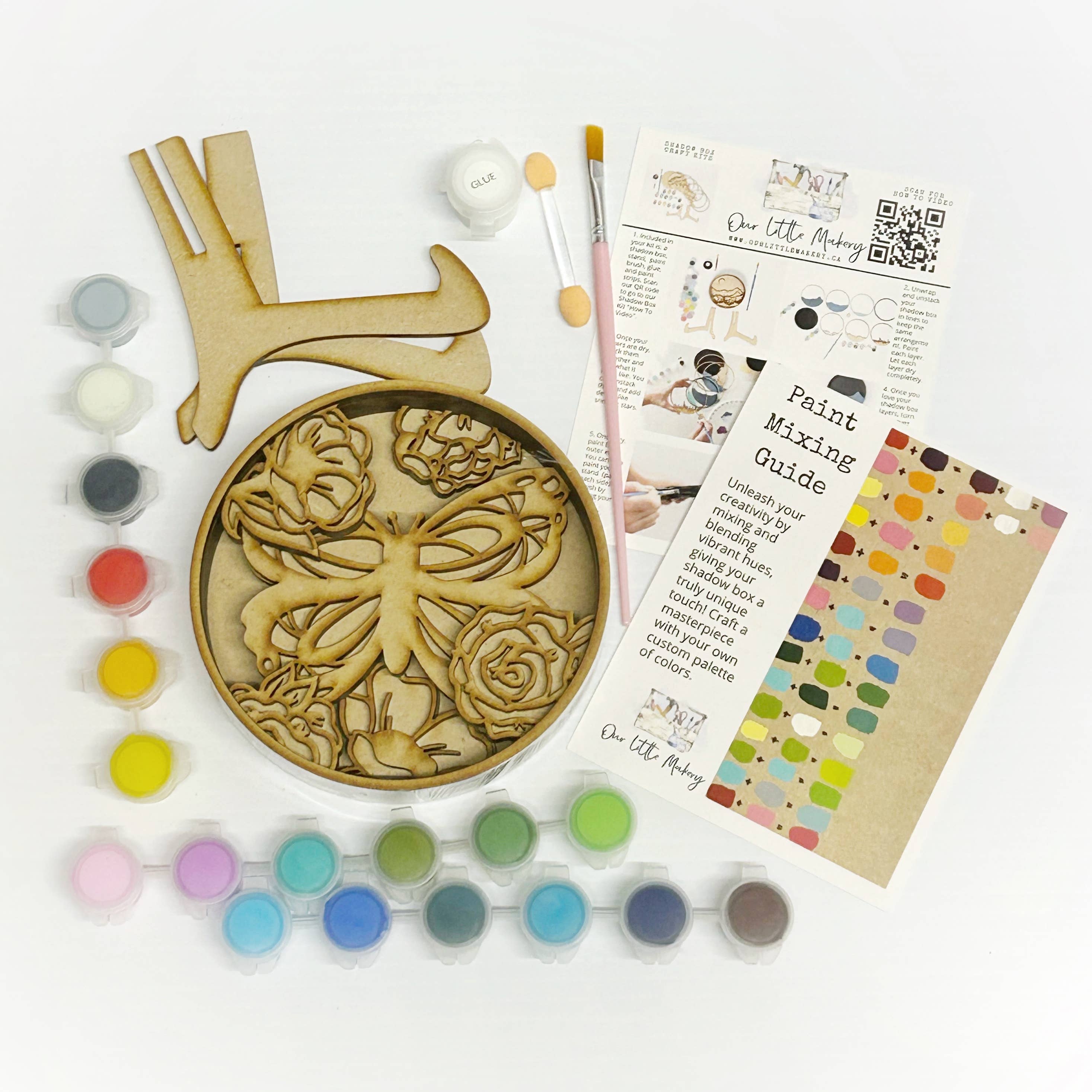 Butterfly Kisses Shadow Box Kit - 0
