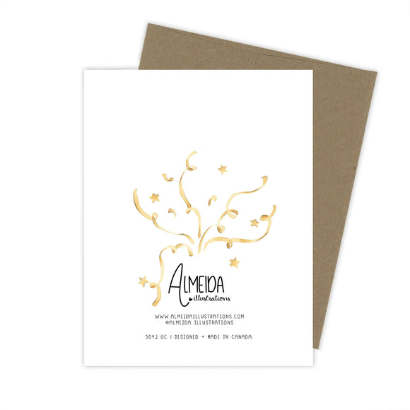 Pop the Champagne Card | Celebration Card