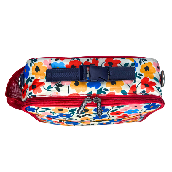 Yumbox Classic Lunch Bag – Insulated Poppy Flowers Print Lunch Tote for Stylish Kids & Adults