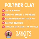 Capybara DIY Polymer Clay Kit | Arts & Craft Kit-2