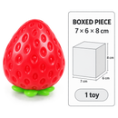 Strawberry Squishy Toy – Crunchy Block Texture-3