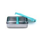 Stainless Steel Bento Box with Lid & Removeable Divider-2