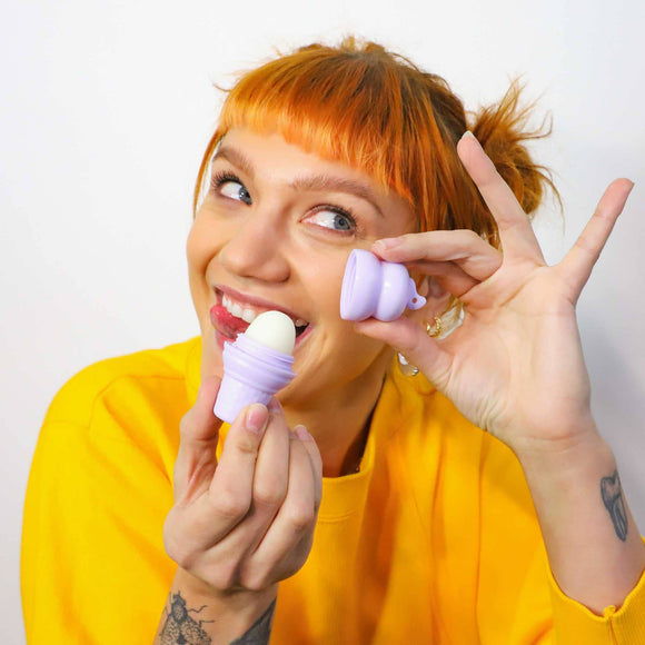 Purple Ice Cream Lip Balm - Lemon Meringue Pie