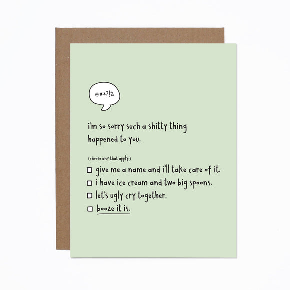 Shitty Thing Empathy Card