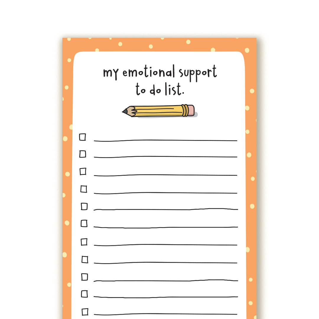 Emotional Support Notepad