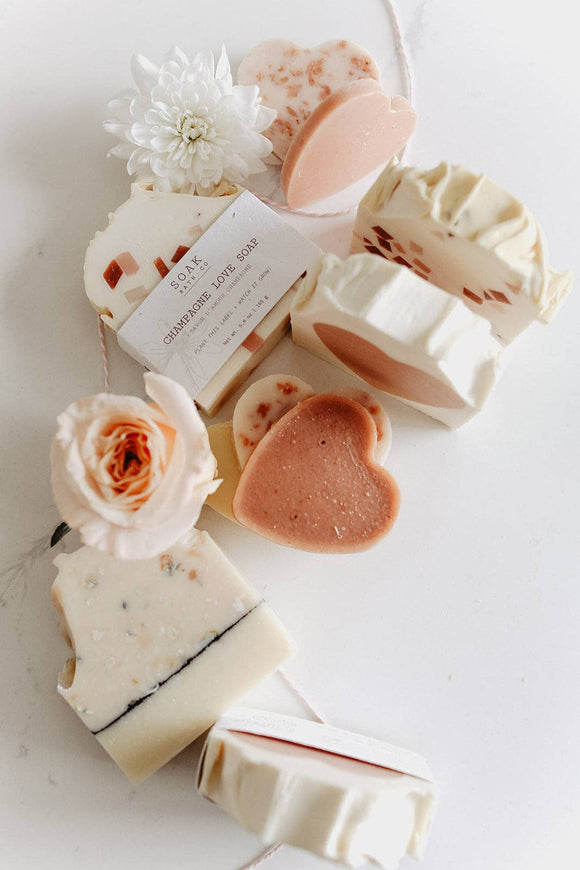 Champagne Love Soap Bar - Canadian Made