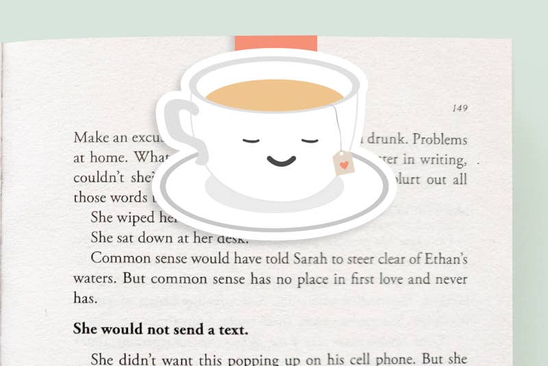 Teacup Jumbo Magnetic Bookmark